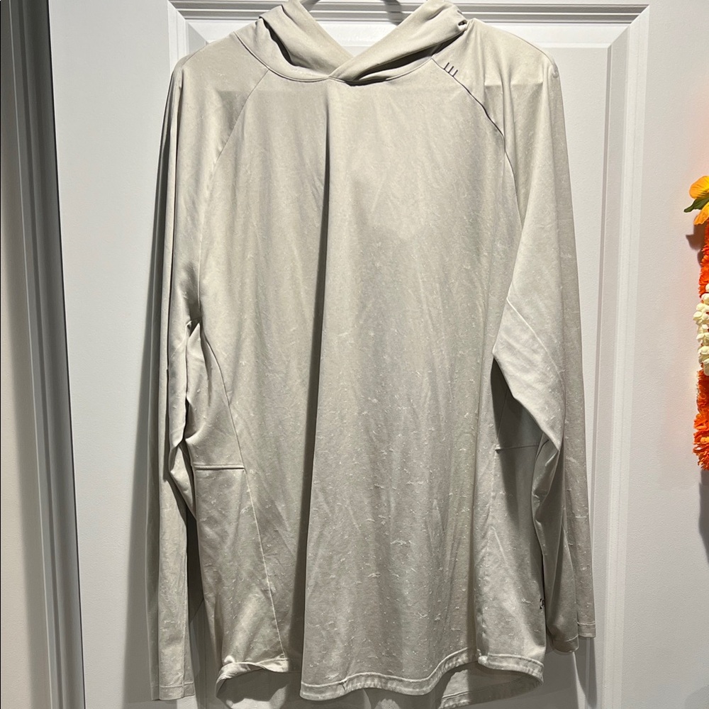 Lululemon license to train hoodie xxl white/distressed